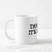 DANKEN SIE MONTAG GODITS KAFFEETASSE (Links)