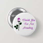 Danken Sie Nicht-Brütern Button (Vorne & Hinten)