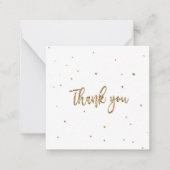 DANKEN SIE SICH FÜR DIE FLÄCHENNOTIKkarte Mitteilungskarte (Vorderseite)