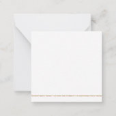 DANKEN SIE SICH FÜR DIE FLÄCHENNOTIKkarte Mitteilungskarte (Rückseite)