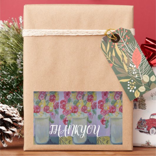 DANKEN SIE STICKER VON KÜNSTLER PAULA REILLY. (Feiertag)