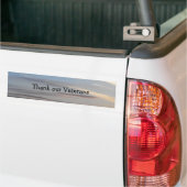 Danken Sie unseren Veteranen - 2 Autoaufkleber (Auf Lkw)