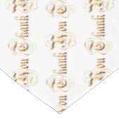 Danken Sie you.text. Tischdecke (Schrägansicht)