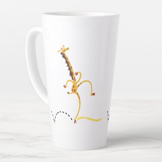DANKEN UM SCHLECHTES "STUFF" GIRAFFE VON Jeff Will Milchtasse (Linke Ecke)