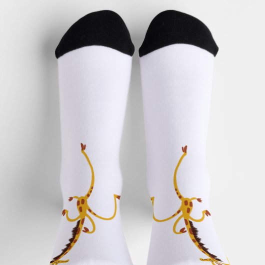 DANKEN UM SCHLECHTES "STUFF" GIRAFFE VON Jeff Will Socken (Oben)