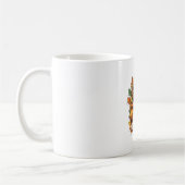 Danken und Liebe teilen Kaffeetasse (Links)
