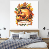 Danken und Liebe teilen Leinwanddruck (Insitu (Schlafzimmer))