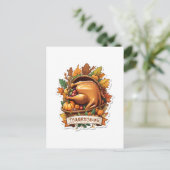 Danken und Liebe teilen Postkarte (Stehend Vorderseite)