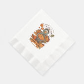 Danken und Liebe teilen Serviette (Ecke)
