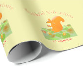 Dankend Vibes Eichhörnchen Thunder_Cove Geschenkpapier (Rolleneckpunkt)