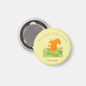 Dankend Vibes Eichhörnchen Thunder_Cove Magnet (Vorderseite/Rückseite)