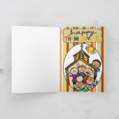 Dankende Grußkarte Feiertagskarte (Innenseite)