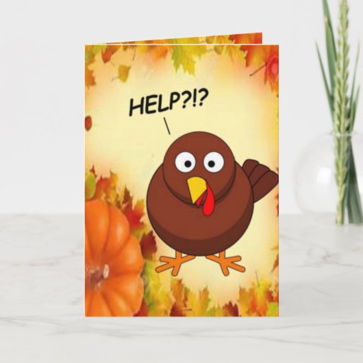 Dankende Grußkarte Feiertagskarte (Vorderseite)