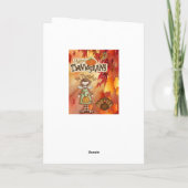 Dankende Grußkarte Feiertagskarte (Rückseite)