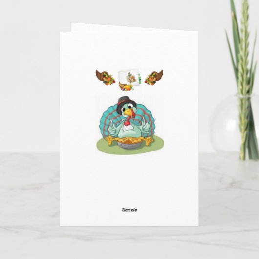 Dankende Grußkarte Feiertagskarte (Rückseite)