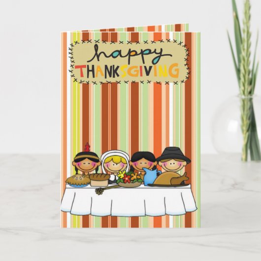 Dankende Grußkarte Feiertagskarte (Vorderseite)