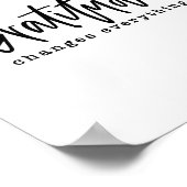 Dankenhandbriefe Poster (Ecke)