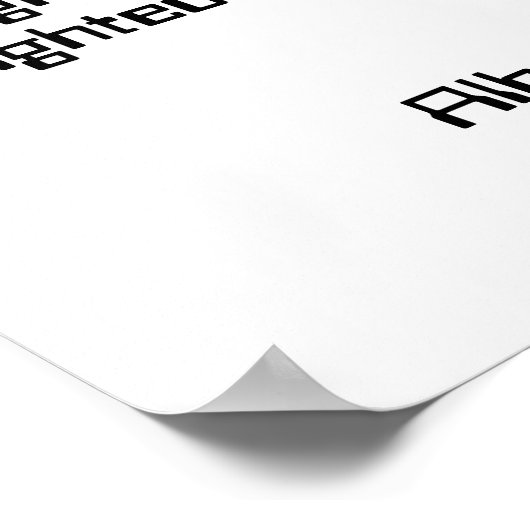 Dankenposter Poster (Ecke)