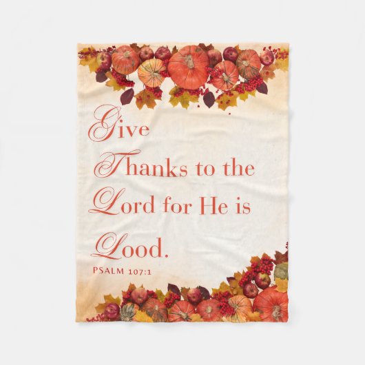 Dankenskollektion Fleecedecke (Vorderseite)