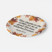 Dankenskollektion Pappteller (Schrägansicht)