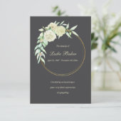 Dankensring-Beileid Dankeschön-Karte Dankeskarte (Stehend Vorderseite)