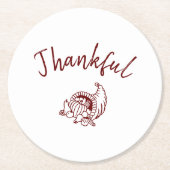 Dankenswerte Untersetzer des Cornucopia Paper (Vorderseite)