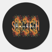 Dankenswerter chirurgischer Technologe Erntedank S Runder Aufkleber (Vorderseite)