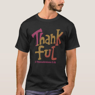 Dankenswerter Christlicher handgeschriebener Retro T-Shirt