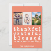 Dankenswerter Dankeschön für den gesegneten Polka Einladung (Vorderseite)