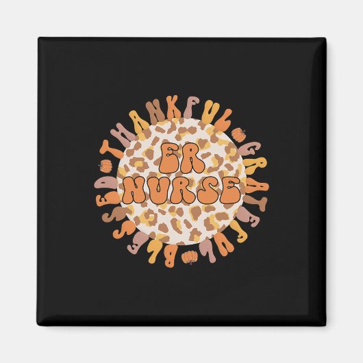 Dankenswerter Erntedank für Krankenpflege ER Nurse Magnet (Vorne)
