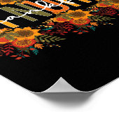 Dankenswerter Erntedank für Krankenpflege ER Nurse Poster (Ecke)