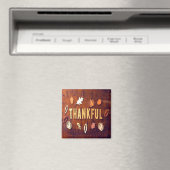 Dankenswerter Erntedank Herbstlaub Pumpkin Magnet (In Situ (Geschirrspüler))