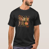 Dankenswerter Erntedank Pumpkin farbenfrohe Herbst T-Shirt (Vorderseite)