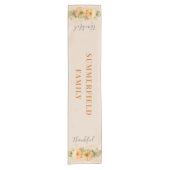 Dankenswerter Familienspukkin Erntedank Dinner Kurzer Tischläufer (Vorderseite)