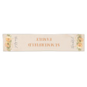 Dankenswerter Familienspukkin Erntedank Dinner Kurzer Tischläufer (Horizontal)