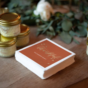 Dankenswerter Herbst Erntedank Party Paper Napkin Serviette