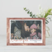 Dankenswerter Herbst - Herbst-Erntedank-Fotokarte Feiertagskarte (Stehend Vorderseite)