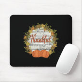 Dankenswerter Herbstreath mit Musik Mousepad (Mit Mouse)