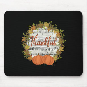 Dankenswerter Herbstreath mit Musik Mousepad