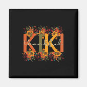 Dankenswerter Kiki Großmutter-Erntedank Kiki Grand Magnet (Vorne)