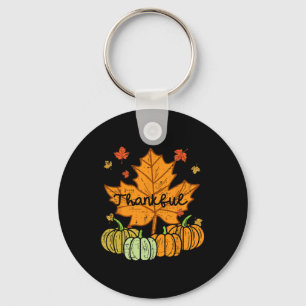 Dankenswerter Leaf Pumpkin Niedlicher Erntedank Fa Schlüsselanhänger