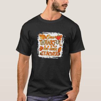 Dankenswerter Lehrer Pumpkin Fall Leopard Th T-Shirt