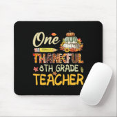 Dankenswerter Lehrer Pumpkin Fall Thanksgivi Mousepad (Mit Mouse)