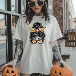 Dankenswerter Mama, Thankgiving Mama Bun Tri-Blend Shirt