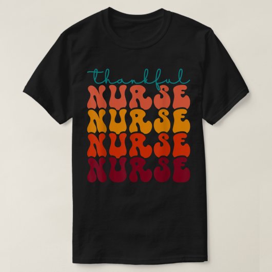 Dankenswerter Nurse Erntedank Herbst Selige Nu T-Shirt (Design vorne)