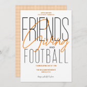 Dankenswertes Erntedank-Party für Freundschaften Einladung (Vorne/Hinten)