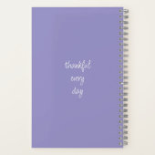 Dankesblatt | Hydrangea Spiral Notebook Notizblock (Rückseite)