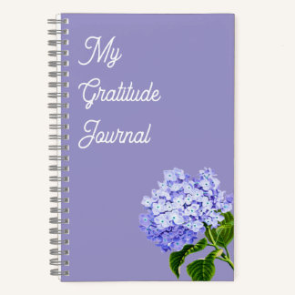 Dankesblatt | Hydrangea Spiral Notebook Notizblock