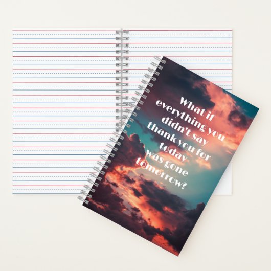 Dankesblatt Notizblock (Innen)