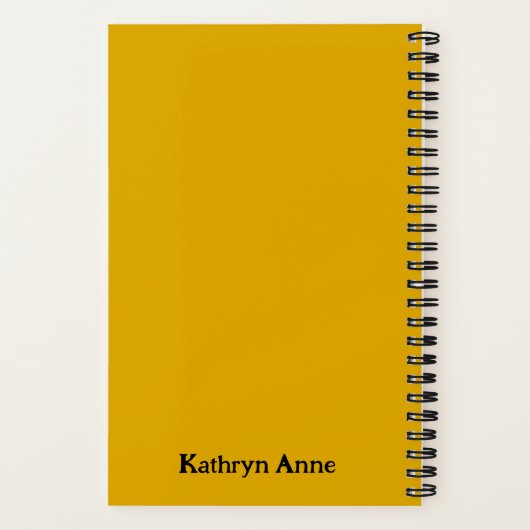 Dankesblatt "Vintag Vibes" Notizblock (Rückseite)